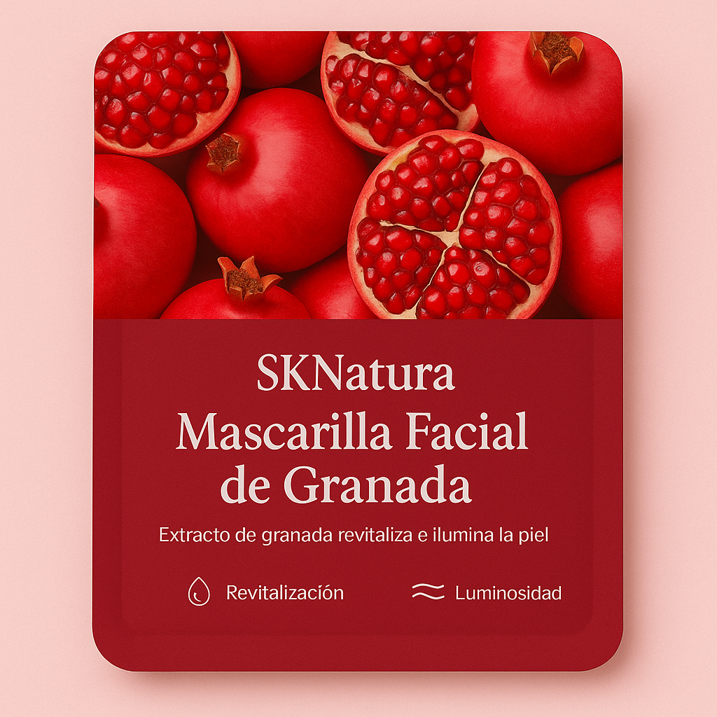 Mascarilla facial coreana de granada