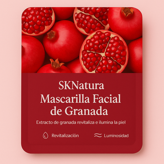 Mascarilla facial coreana de granada