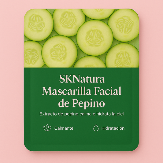 Mascarilla facial coreana de pepino